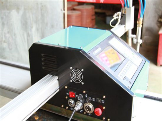 Découpeuse portative de plasma de commande numérique par ordinateur, combustible d'oxygène prix de découpeuse en métal