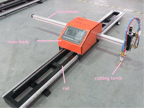 Machine de découpage en métal de commande numérique par ordinateur de la Chine, coupeur de plasma de commande numérique par ordinateur pour le métal